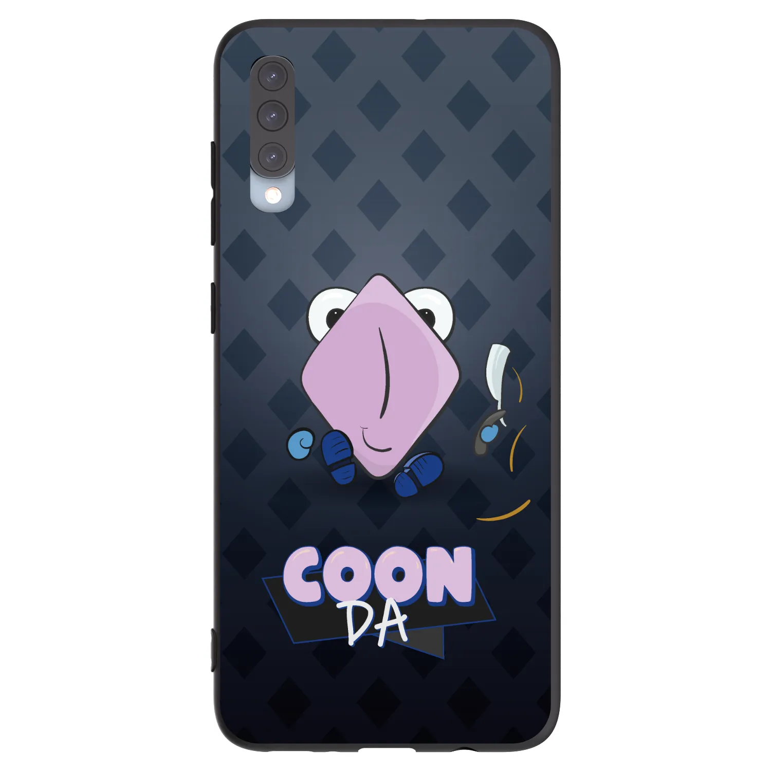 Picasee silikónový čierny obal pre Samsung Galaxy A70 A705F - COONDA holátko - tmavá