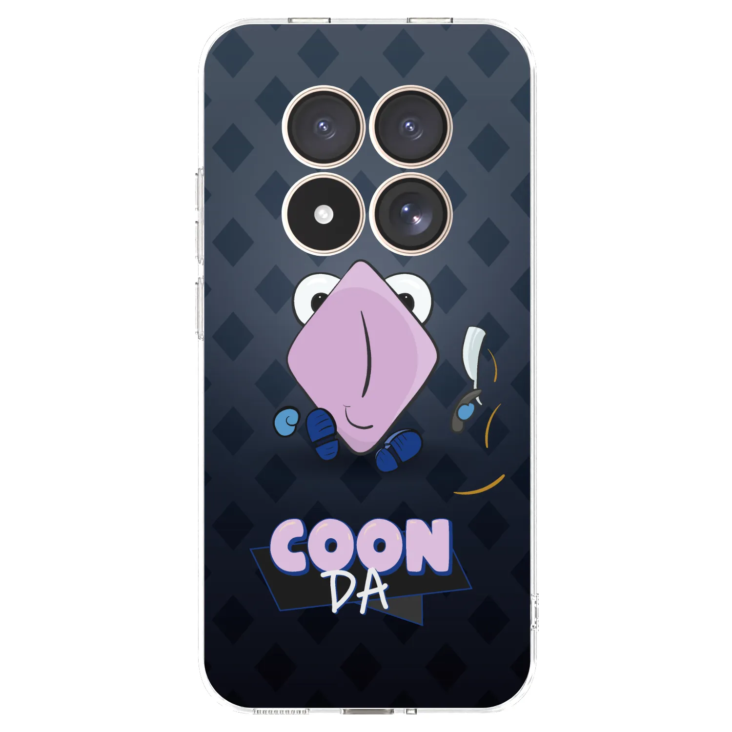 Picasee silikónový prehľadný obal pre Xiaomi Redmi Note 15 Pro 4G - COONDA holátko - tmavá