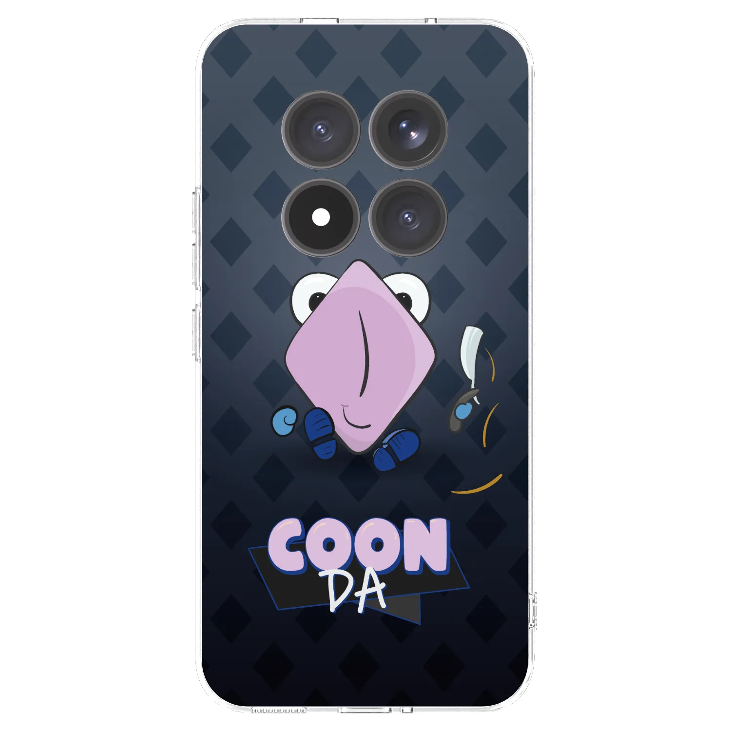 Silikónový prehľadný obal pre Xiaomi Redmi Note 15 Pro+ - COONDA holátko - tmavá