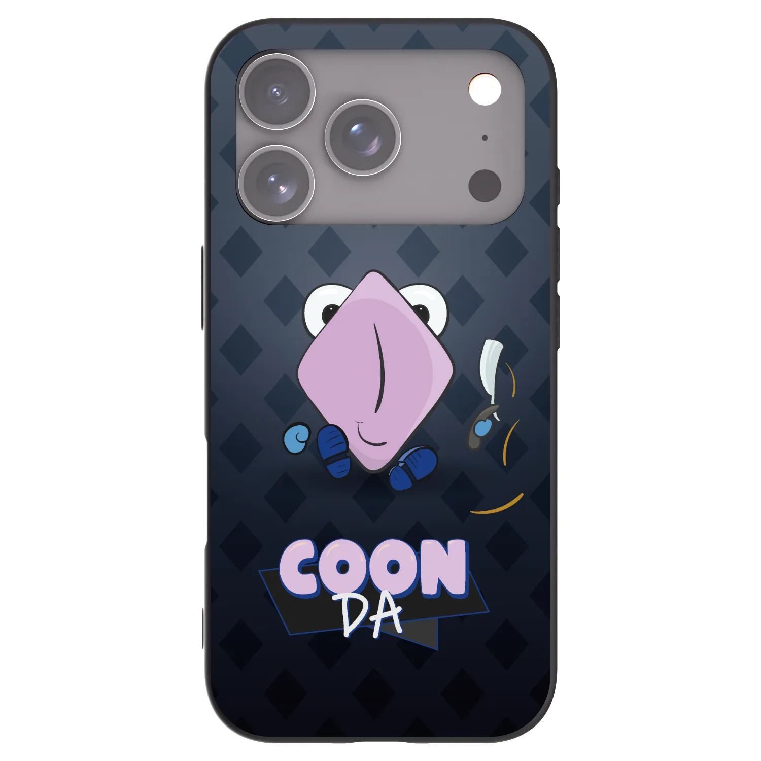 Picasee silikónový čierny obal pre Apple iPhone 18 Pro - COONDA holátko - tmavá