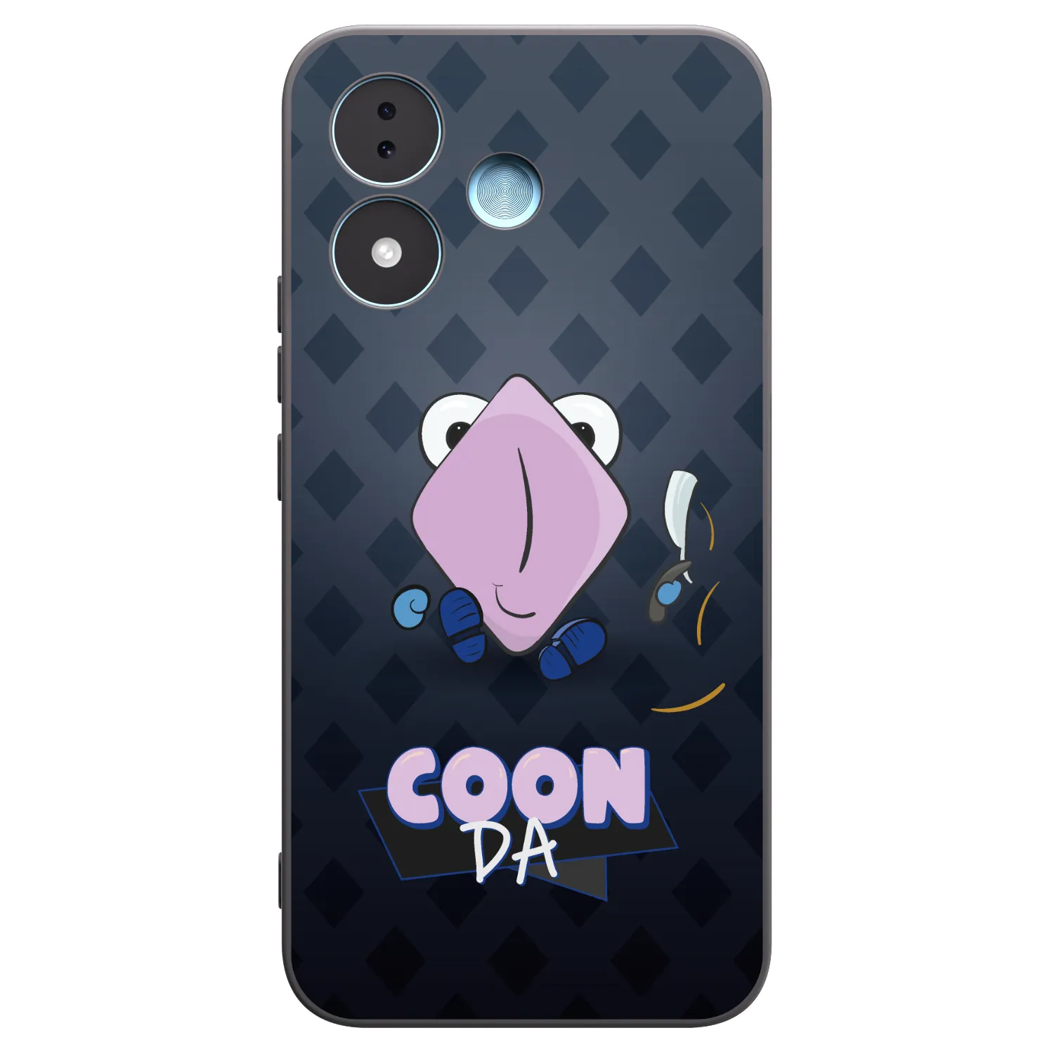 Picasee silikónový čierny obal pre Xiaomi Redmi Note 17 5G - COONDA holátko - tmavá