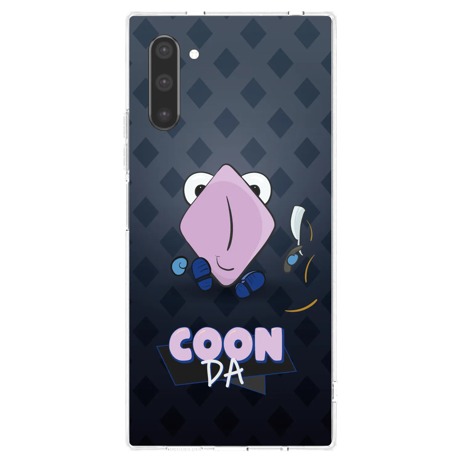Picasee silikónový prehľadný obal pre Samsung Galaxy Note 10 N970F - COONDA holátko - tmavá