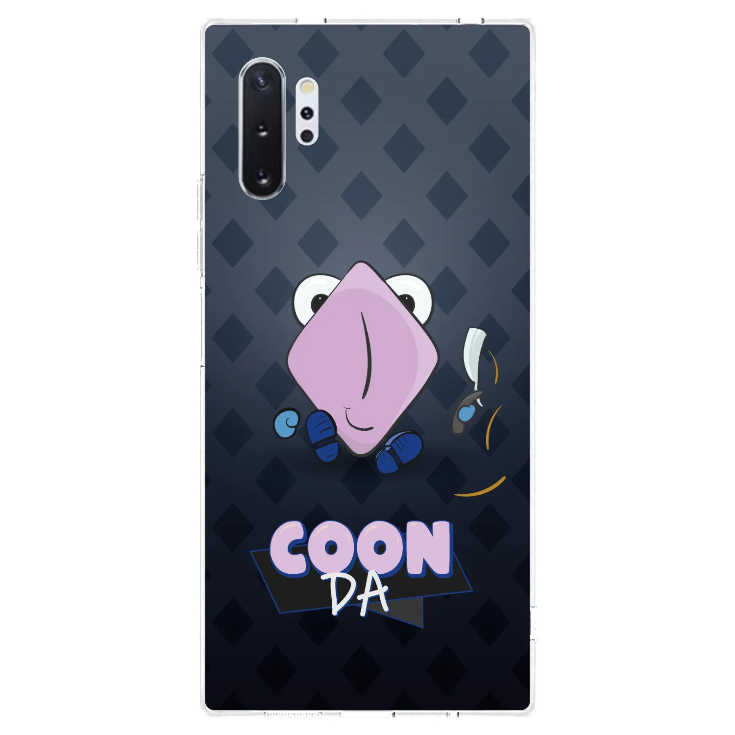 Picasee silikónový prehľadný obal pre Samsung Galaxy Note 10+ N975F - COONDA holátko - tmavá