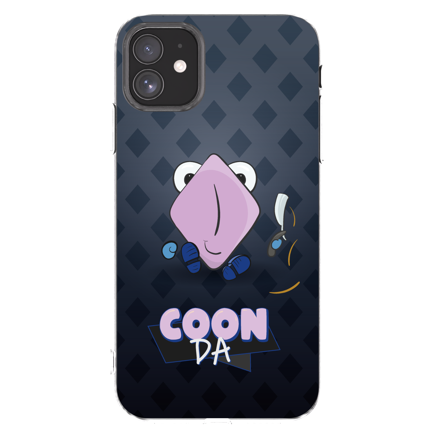 Picasee silikónový prehľadný obal pre Apple iPhone 11 - COONDA holátko - tmavá