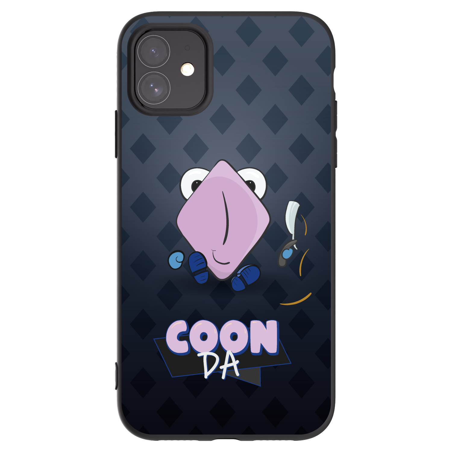 Picasee silikónový čierny obal pre Apple iPhone 11 - COONDA holátko - tmavá