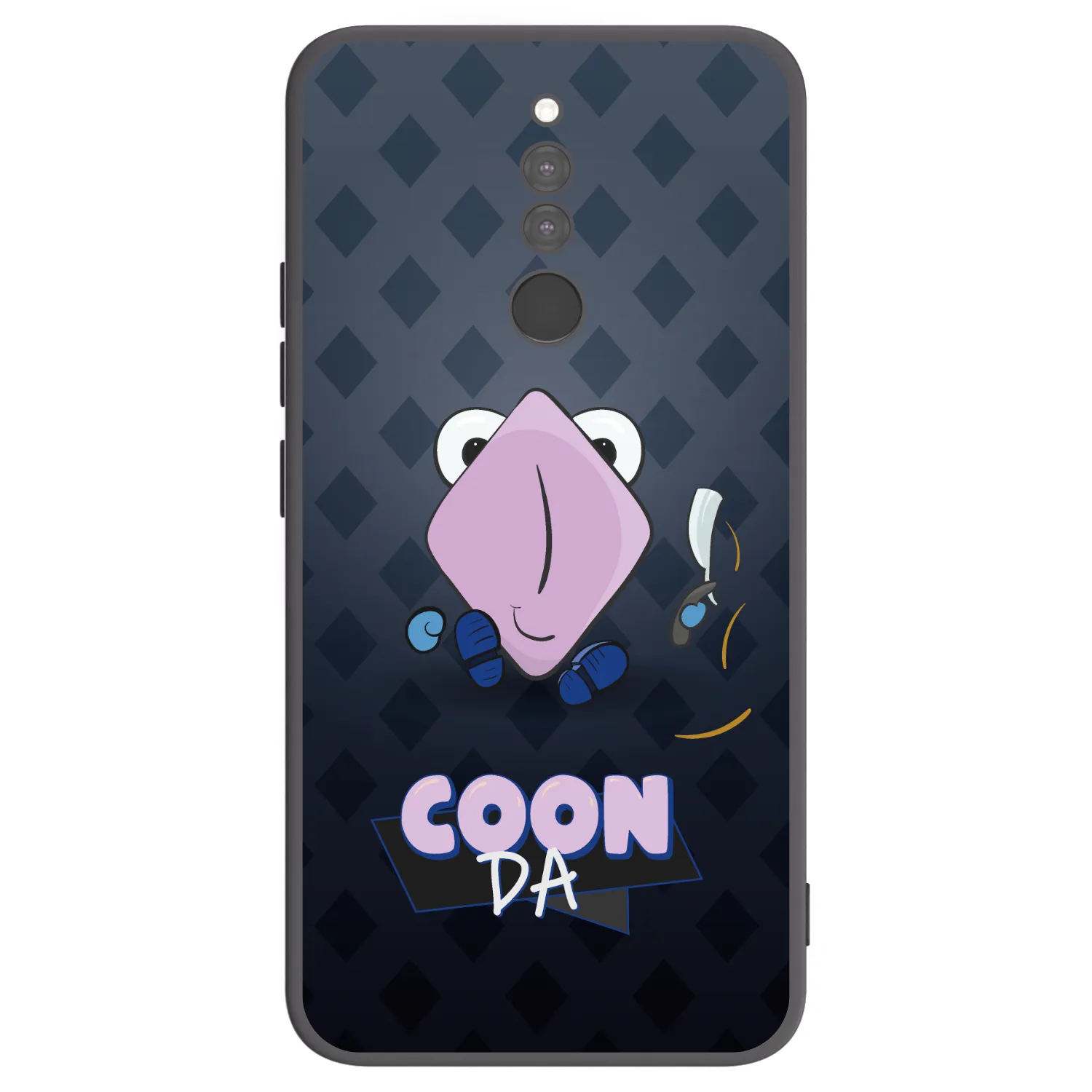 Picasee silikónový čierny obal pre Xiaomi Redmi 8 - COONDA holátko - tmavá