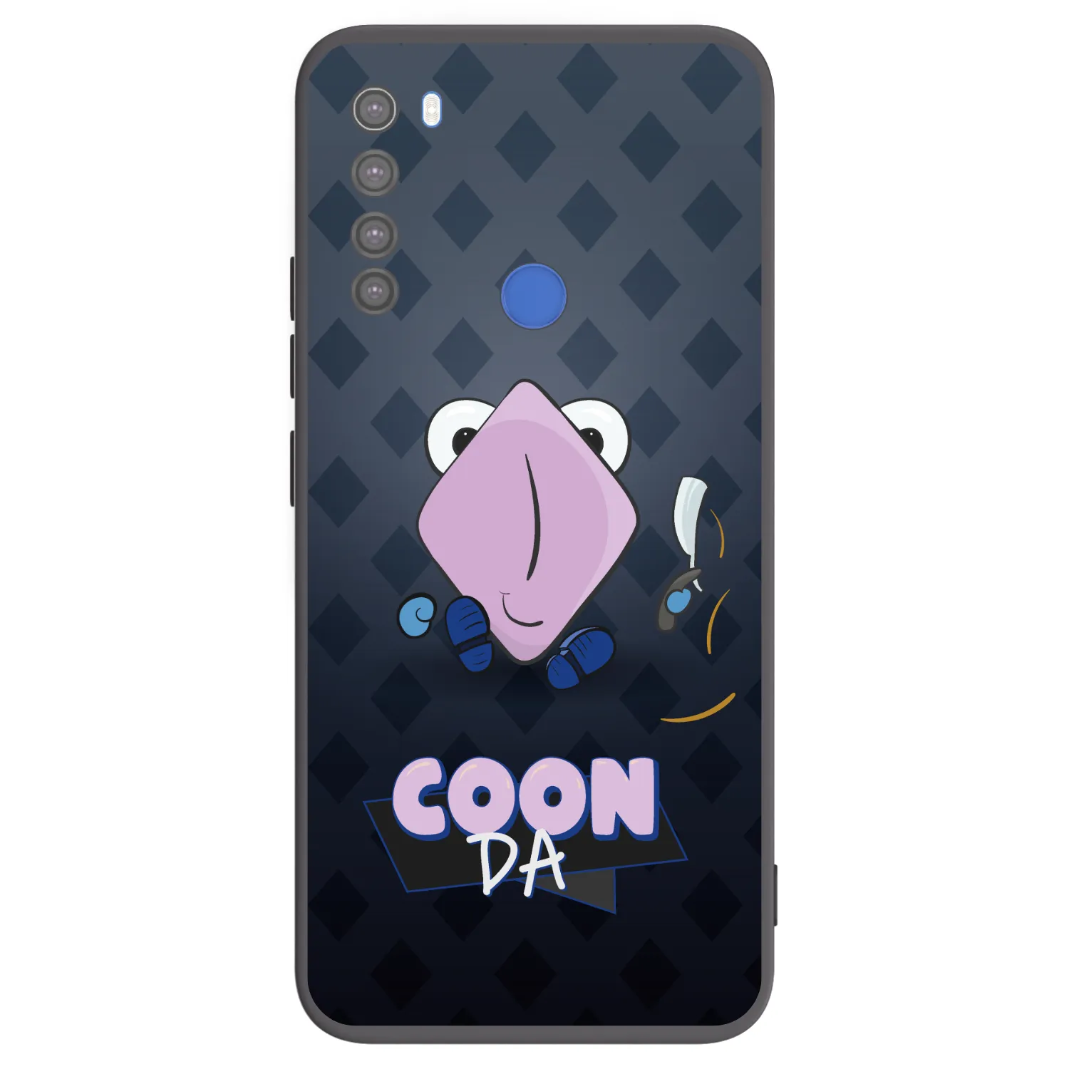Picasee silikónový čierny obal pre Xiaomi Redmi Note 8T - COONDA holátko - tmavá