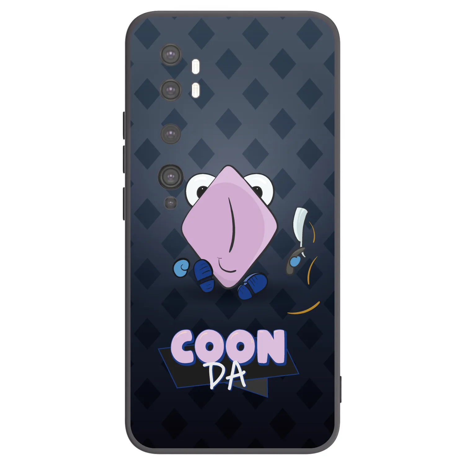 Picasee silikónový čierny obal pre Xiaomi Mi Note 10 (Pro) - COONDA holátko - tmavá