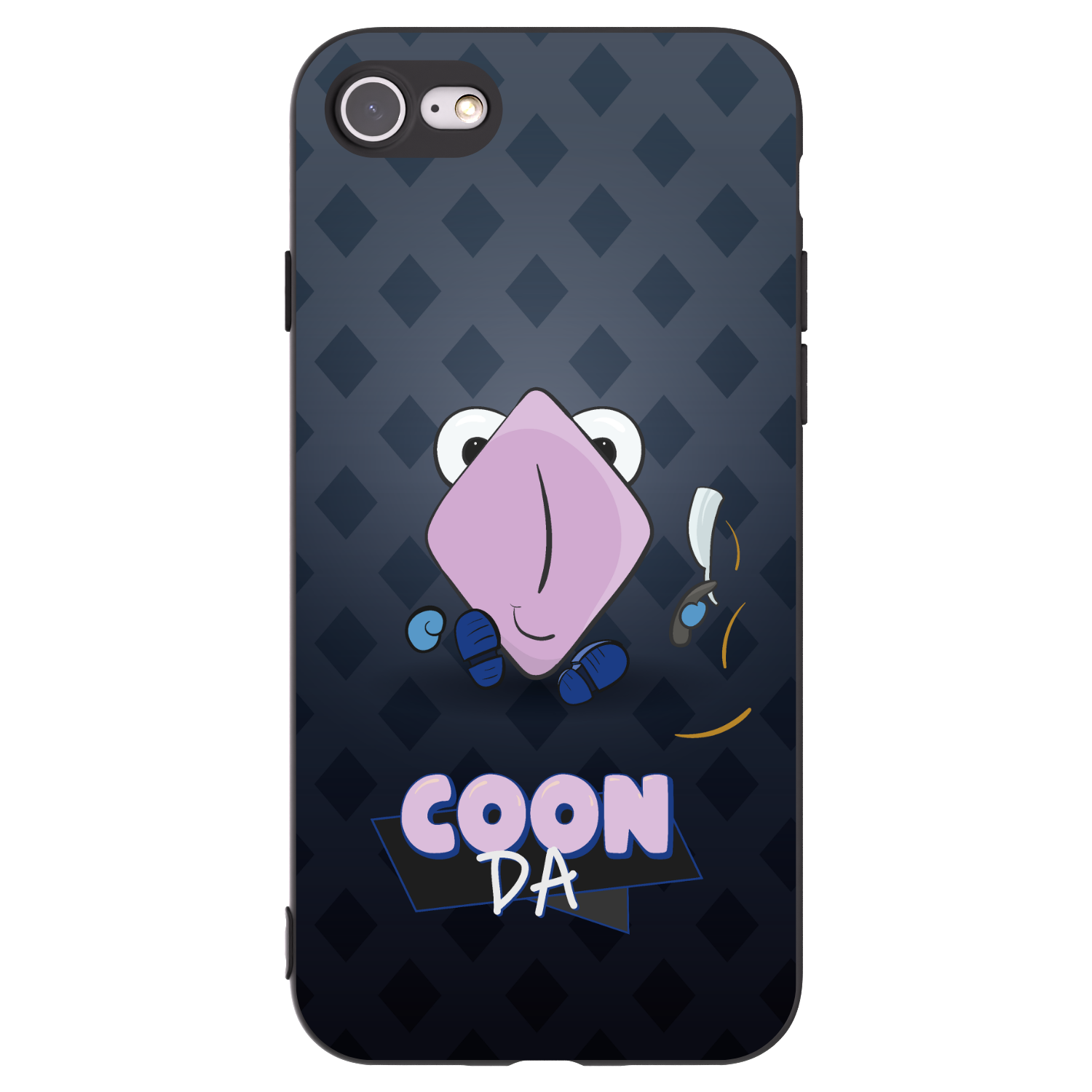 Picasee silikónový čierny obal pre Apple iPhone SE 2020 - COONDA holátko - tmavá