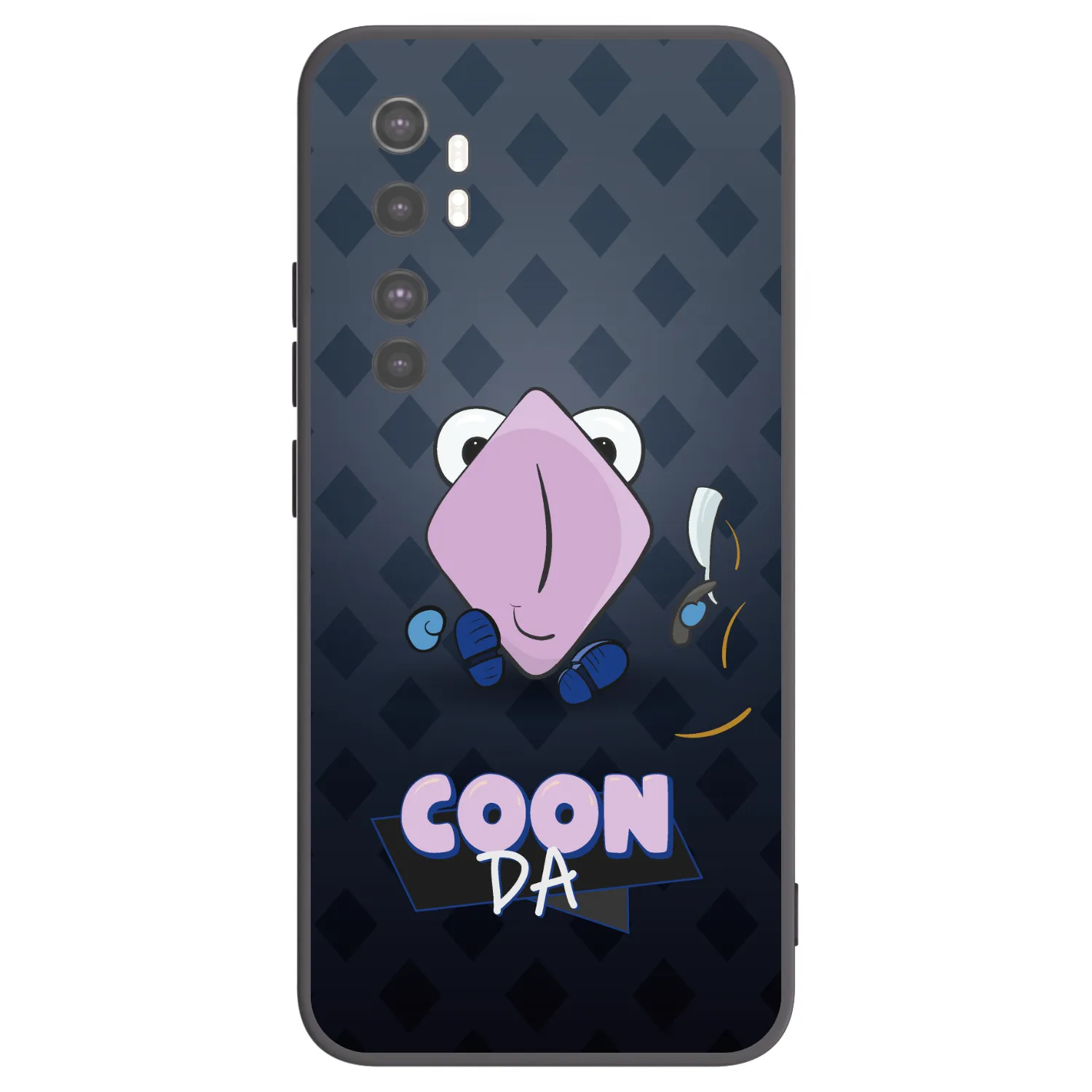 Picasee silikónový čierny obal pre Xiaomi Mi Note 10 Lite - COONDA holátko - tmavá