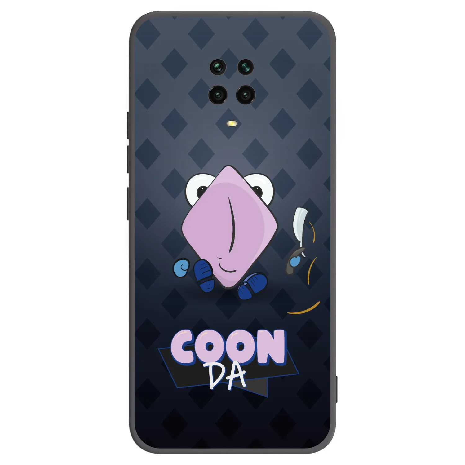 Picasee silikónový čierny obal pre Xiaomi Redmi Note 9S - COONDA holátko - tmavá