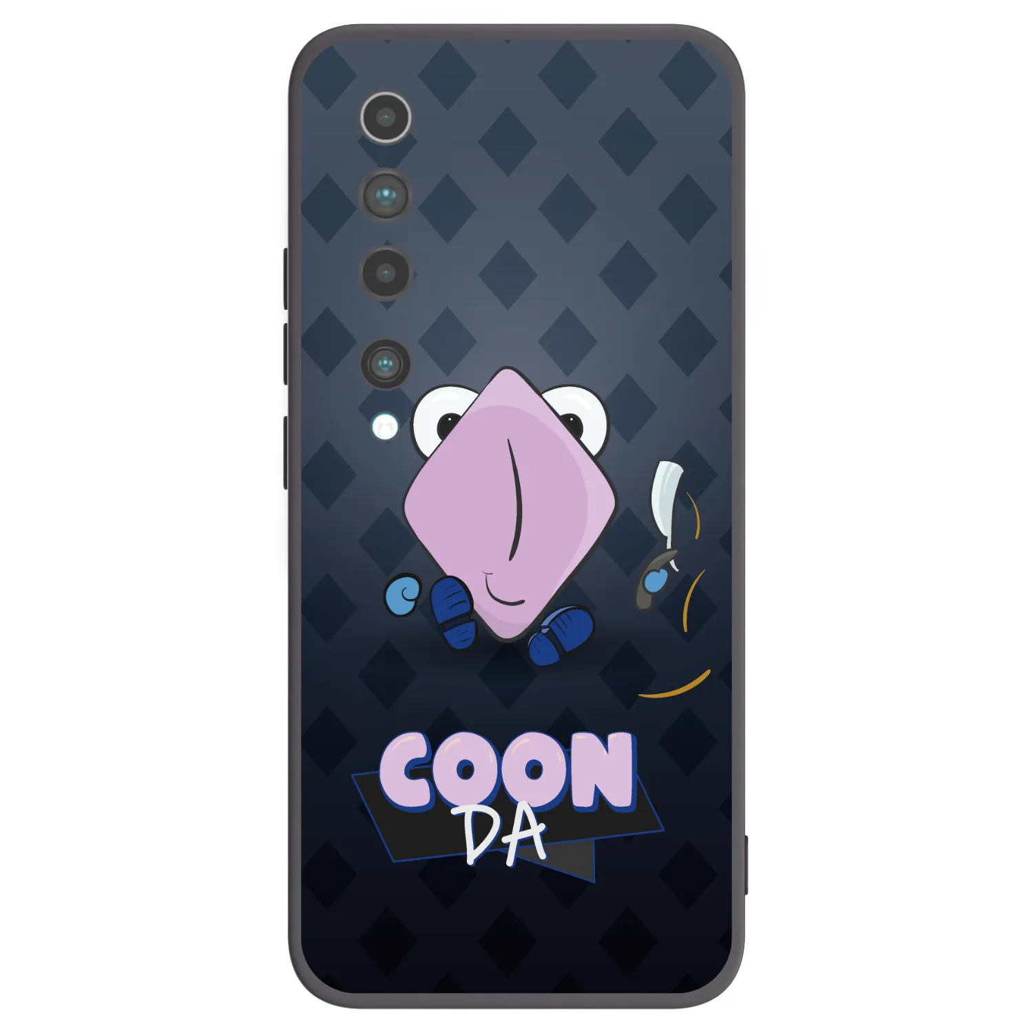 Picasee silikónový čierny obal pre Xiaomi Mi 10 - COONDA holátko - tmavá