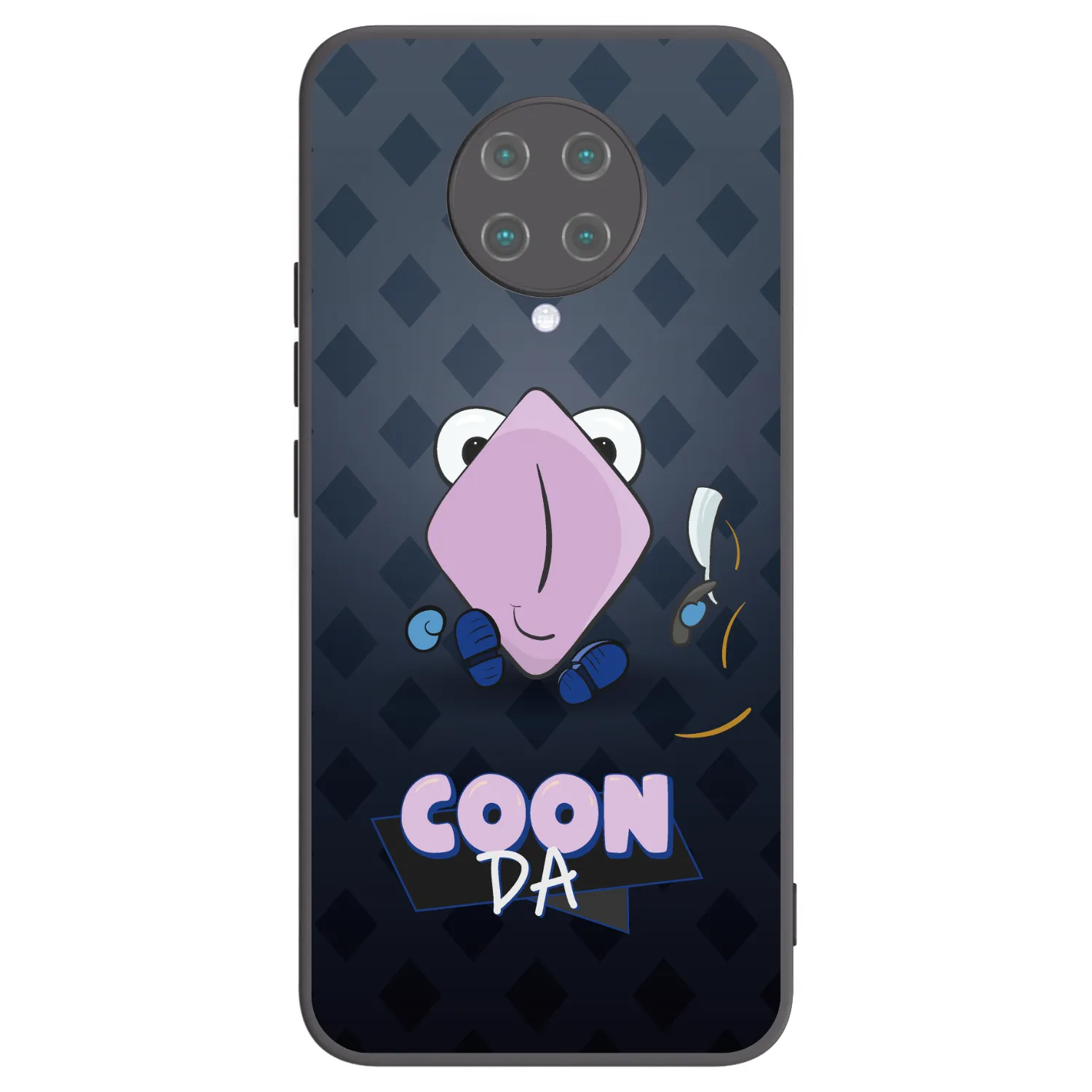 Picasee silikónový čierny obal pre Xiaomi Poco F2 Pro - COONDA holátko - tmavá