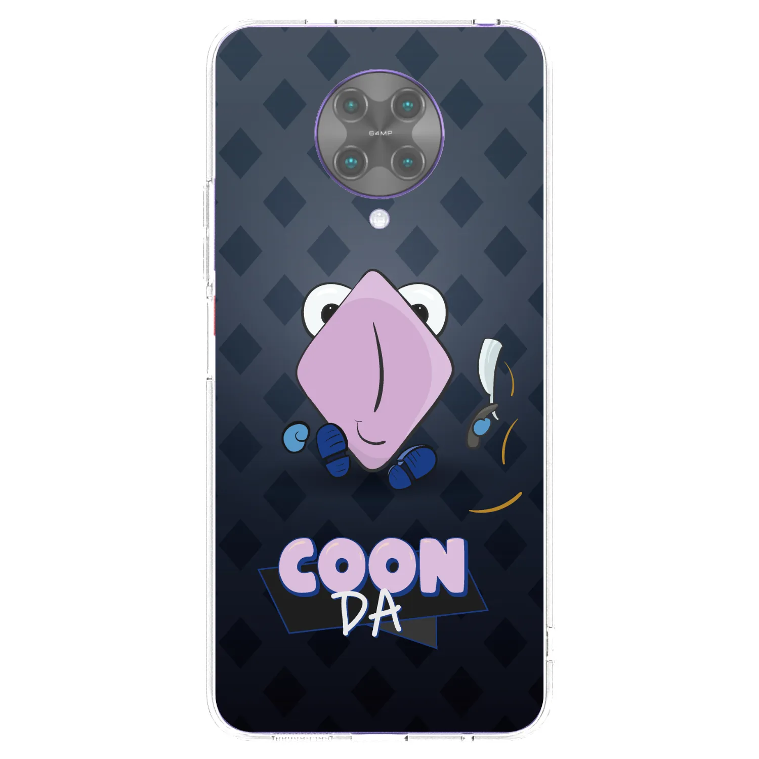 Silikónový prehľadný obal pre Xiaomi Poco F2 Pro - COONDA holátko - tmavá
