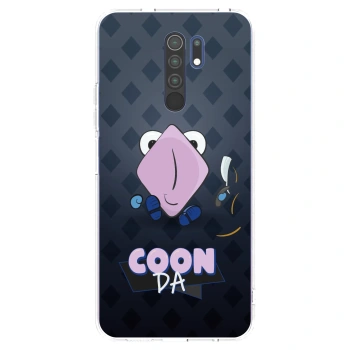 Picasee silikónový prehľadný obal pre Xiaomi Redmi 9 - COONDA holátko - tmavá