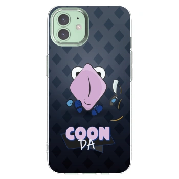 Picasee silikónový prehľadný obal pre Apple iPhone 12 - COONDA holátko - tmavá