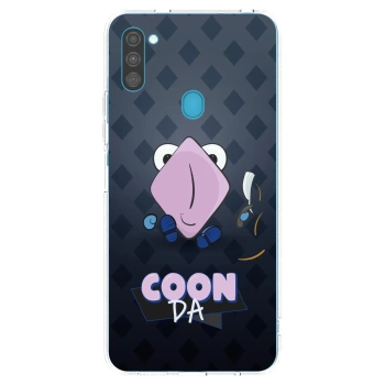Picasee silikónový prehľadný obal pre Samsung Galaxy M11 - COONDA holátko - tmavá