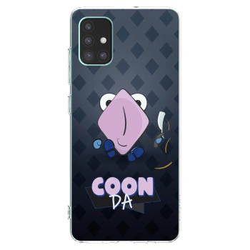 Picasee silikónový prehľadný obal pre Samsung Galaxy M51 M515F - COONDA holátko - tmavá