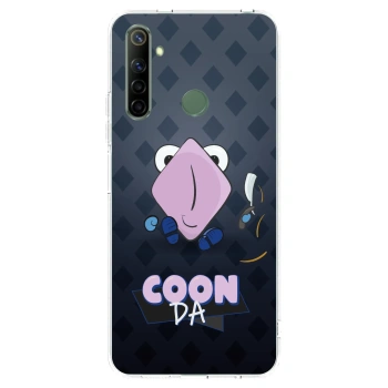 Picasee silikónový prehľadný obal pre Realme 6i - COONDA holátko - tmavá