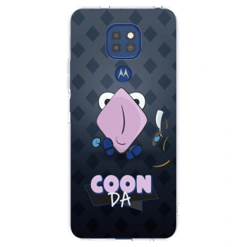 Picasee silikónový prehľadný obal pre Motorola Moto G9 Play - COONDA holátko - tmavá