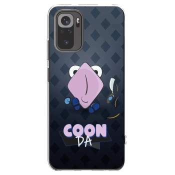 Picasee silikónový prehľadný obal pre Xiaomi Redmi Note 10 - COONDA holátko - tmavá