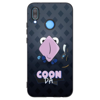 Picasee silikónový čierny obal pre Huawei P20 Lite - COONDA holátko - tmavá