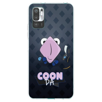 Picasee silikónový prehľadný obal pre Xiaomi Redmi Note 10 5G - COONDA holátko - tmavá