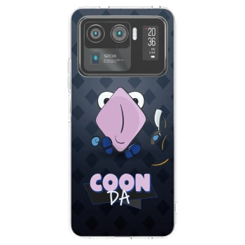 Picasee silikónový prehľadný obal pre Xiaomi Mi 11 Ultra - COONDA holátko - tmavá