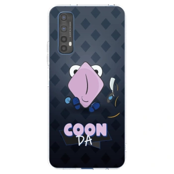 Picasee silikónový prehľadný obal pre Realme 7 - COONDA holátko - tmavá