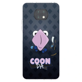 Picasee silikónový prehľadný obal pre Xiaomi Redmi Note 9T - COONDA holátko - tmavá