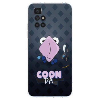 Picasee silikónový prehľadný obal pre Xiaomi Redmi 10 - COONDA holátko - tmavá