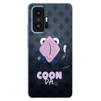 Picasee silikónový prehľadný obal pre Xiaomi 11T - COONDA holátko - tmavá