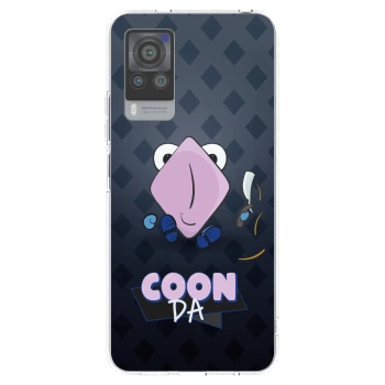 Picasee silikónový prehľadný obal pre Vivo X60 Pro 5G - COONDA holátko - tmavá