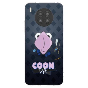 Picasee silikónový prehľadný obal pre Huawei Nova 8i - COONDA holátko - tmavá