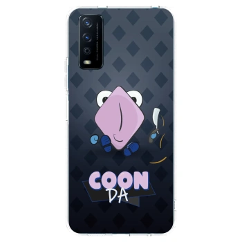 Picasee silikónový prehľadný obal pre Vivo Y11s - COONDA holátko - tmavá