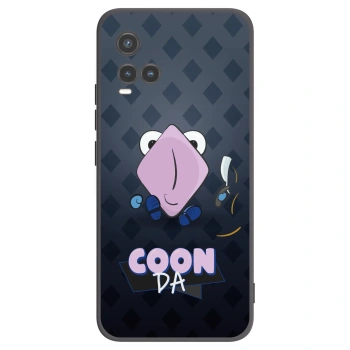 Picasee silikónový čierny obal pre Vivo Y33s - COONDA holátko - tmavá