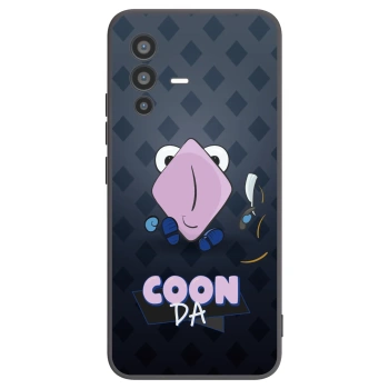 Picasee silikónový čierny obal pre Vivo V23 5G - COONDA holátko - tmavá