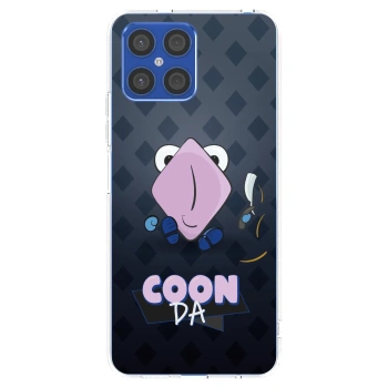 Picasee silikónový prehľadný obal pre Honor X8 4G - COONDA holátko - tmavá