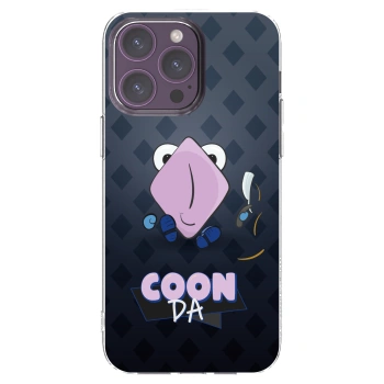 Picasee silikónový prehľadný obal pre Apple iPhone 14 Pro Max - COONDA holátko - tmavá