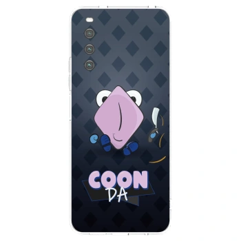 Picasee silikónový prehľadný obal pre Sony Xperia 10 IV 5G - COONDA holátko - tmavá