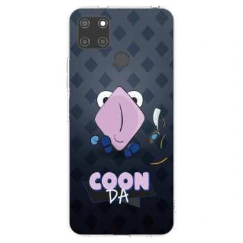 Picasee silikónový prehľadný obal pre Realme C21Y - COONDA holátko - tmavá