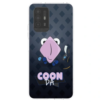 Picasee silikónový prehľadný obal pre OPPO A94 5G - COONDA holátko - tmavá