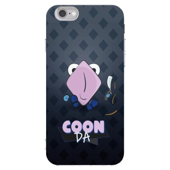 Picasee silikónový prehľadný obal pre Apple iPhone 6/6S - COONDA holátko - tmavá