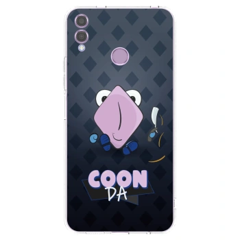 Picasee silikónový prehľadný obal pre Honor 8X - COONDA holátko - tmavá