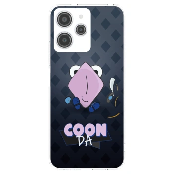 Picasee silikónový prehľadný obal pre Xiaomi Redmi 12 4G - COONDA holátko - tmavá