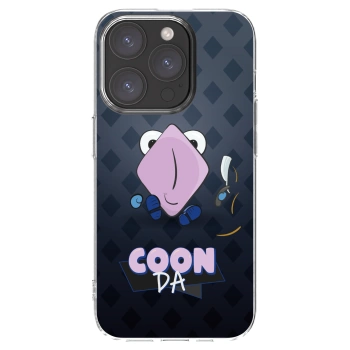 Picasee silikónový prehľadný obal pre Apple iPhone 15 Pro - COONDA holátko - tmavá