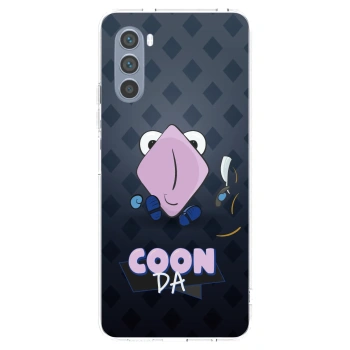 Picasee silikónový prehľadný obal pre Motorola Moto G62 - COONDA holátko - tmavá