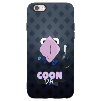 Picasee silikónový čierny obal pre Apple iPhone 6/6S - COONDA holátko - tmavá