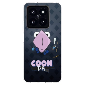 Picasee silikónový prehľadný obal pre Xiaomi 14 Pro - COONDA holátko - tmavá