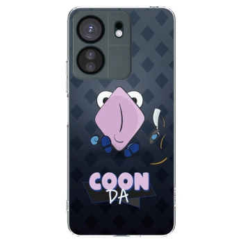 Picasee silikónový prehľadný obal pre Xiaomi Redmi 13C 4G - COONDA holátko - tmavá